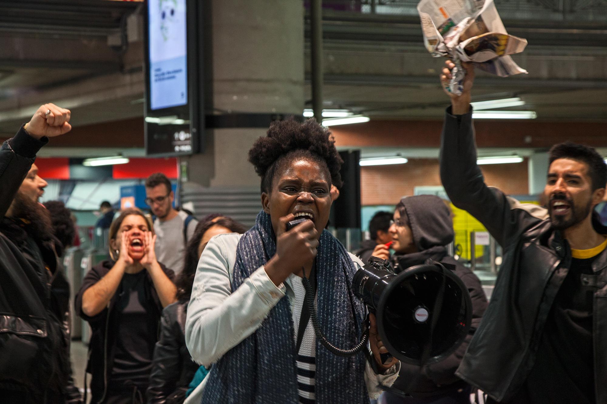 Manifestación antirracista Atocha